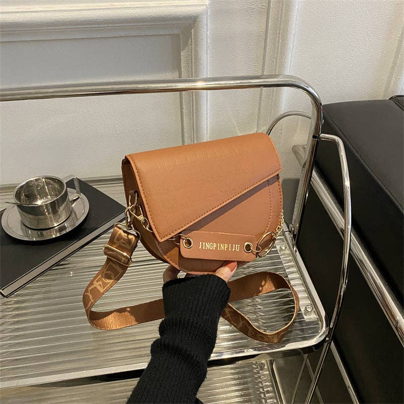 Trendy Color- Crossbody Bag For Women: Coffee Brown