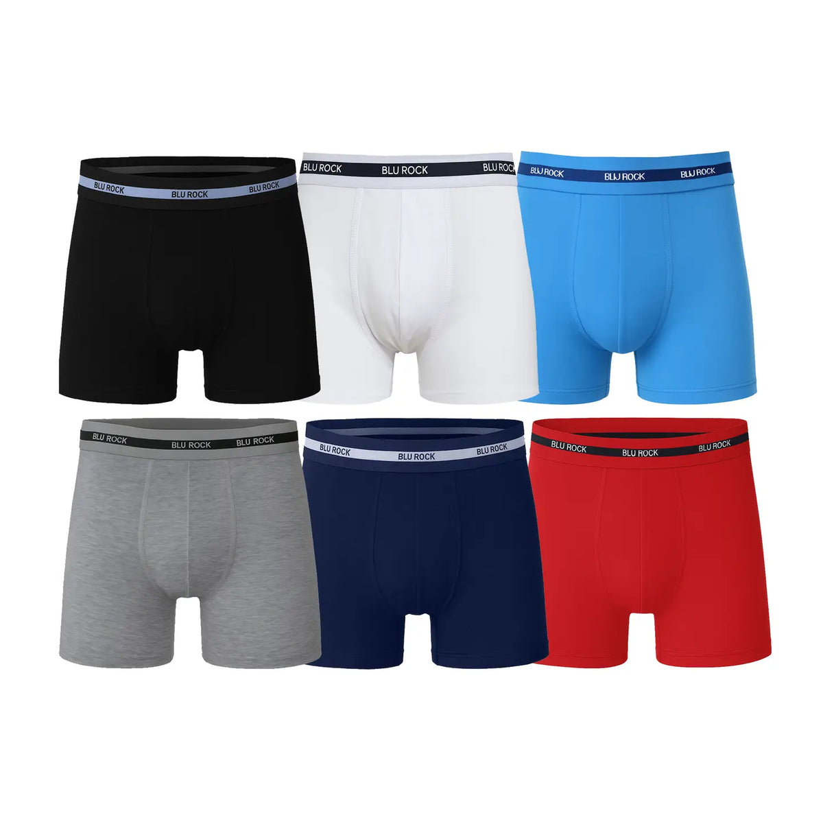 Men's 8-Pack Cotton Stretch Boxer Briefs (S-2XL)