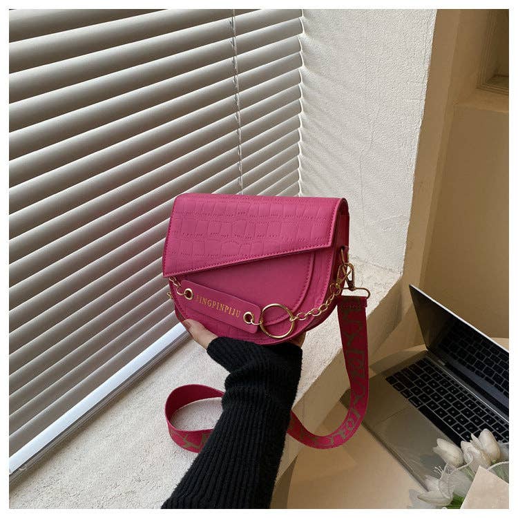 Trendy Color- Crossbody Bag For Women: Coffee Brown