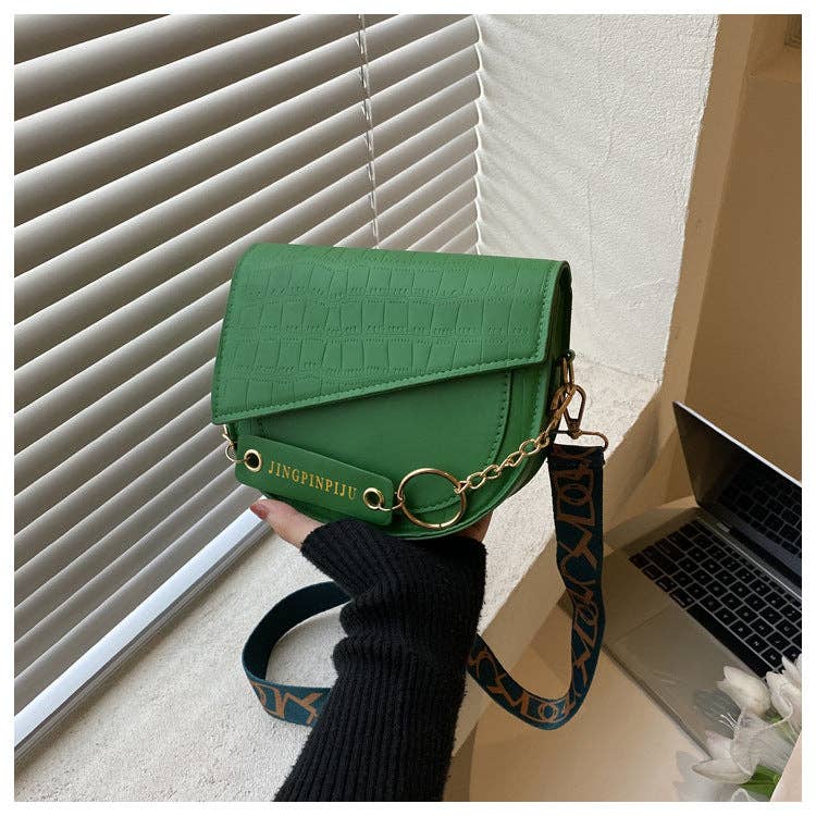 Trendy Color- Crossbody Bag For Women: Gray
