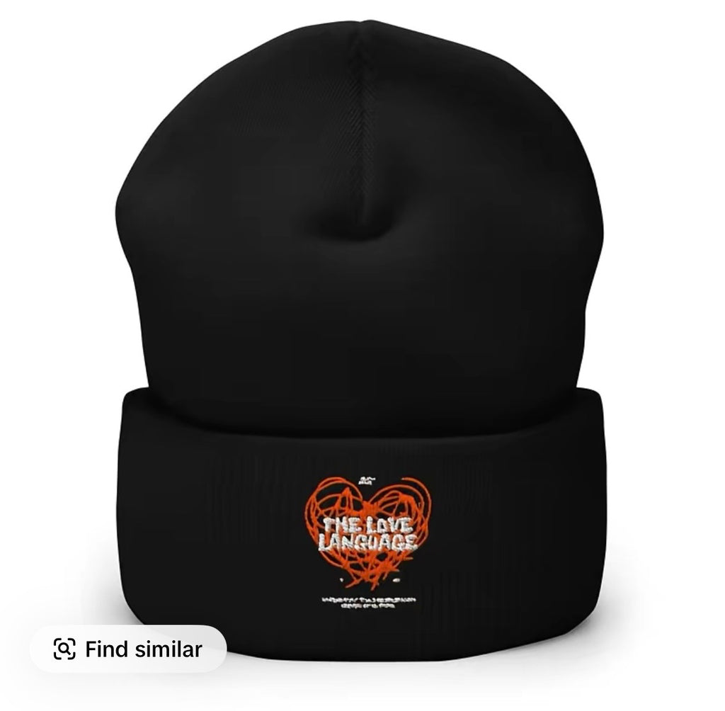 Branded Customizable Long Knit Beanie, Blank Knit Cap