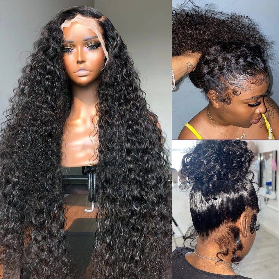 13X4 Lace Front Wig Human Hair Full Wig: Piano Color / 20 Inches