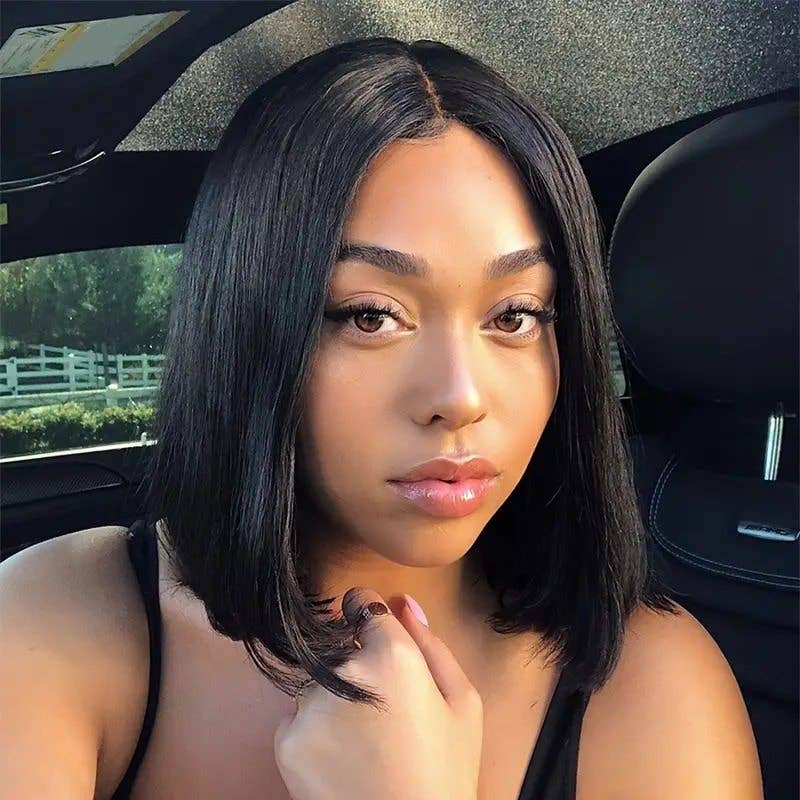 Lace Front Wigs For African Market, Medium Length, Ready Stock: BLACK / 18 Inches