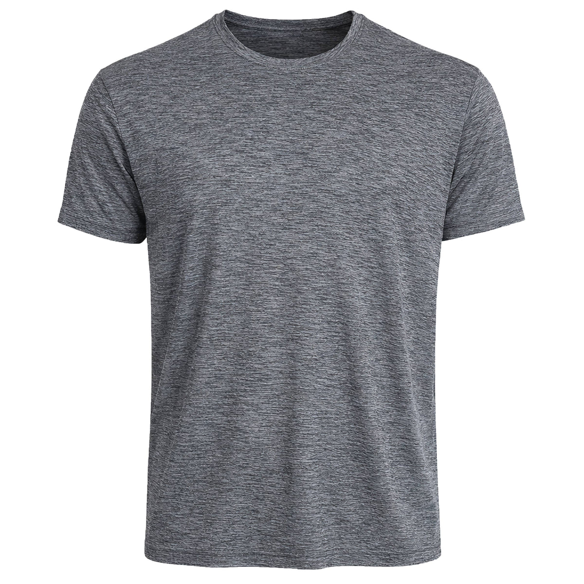 Men's Short Sleeve Moisture-Wicking Performance Tee: Black / XL