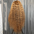 13X4 Lace Front Wig Human Hair Full Wig: Piano Color / 20 Inches