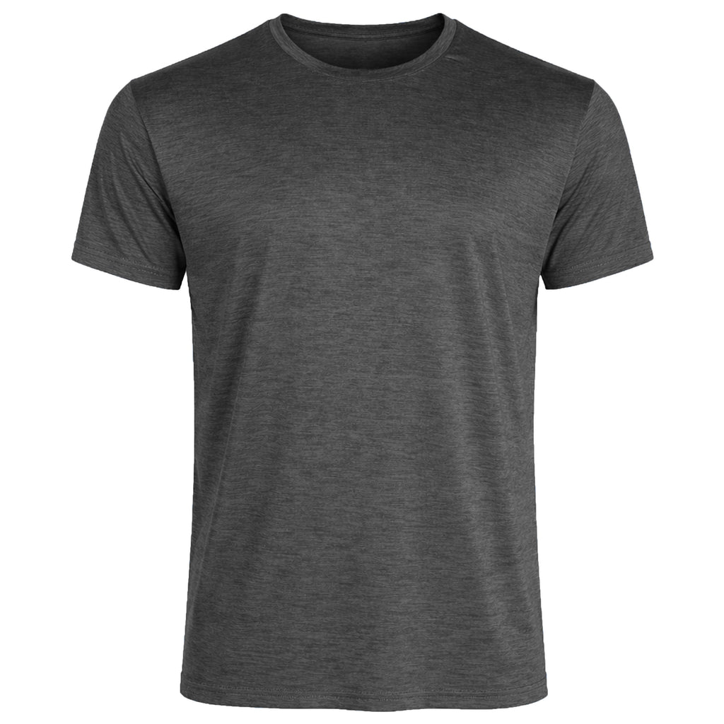 Men's Short Sleeve Moisture-Wicking Performance Tee: Black / L